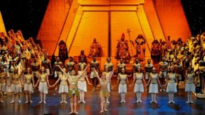 The Cairo Opera Ballet Company performing Verdi’s Aida in May 2013. (MOURAD HESHMAT)
